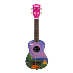 Kala Brand Music Co Ukadelic Happy Camper Ukulele Wood 1 pk
