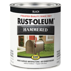 Rust-Oleum Stops Rust Indoor and Outdoor Hammered Black Oil-Based Alkyd Resin Rust Prevention Paint