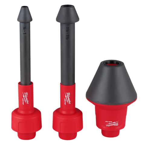 Milwaukee AIR-TIP 1-1/4 in. - 2-1/2 in. Conduit Line Puller Attachment For Wet/Dry Shop Vacuums (3-Piece)
