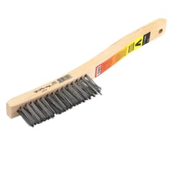 Forney 13.75 in. L X 1.25 in. W V-Groove Scratch Brush Carbon Steel 1 pc