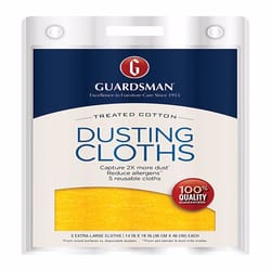 Guardsman Cotton Dusting Cloth 14 in. W X 18 in. L 5 pk
