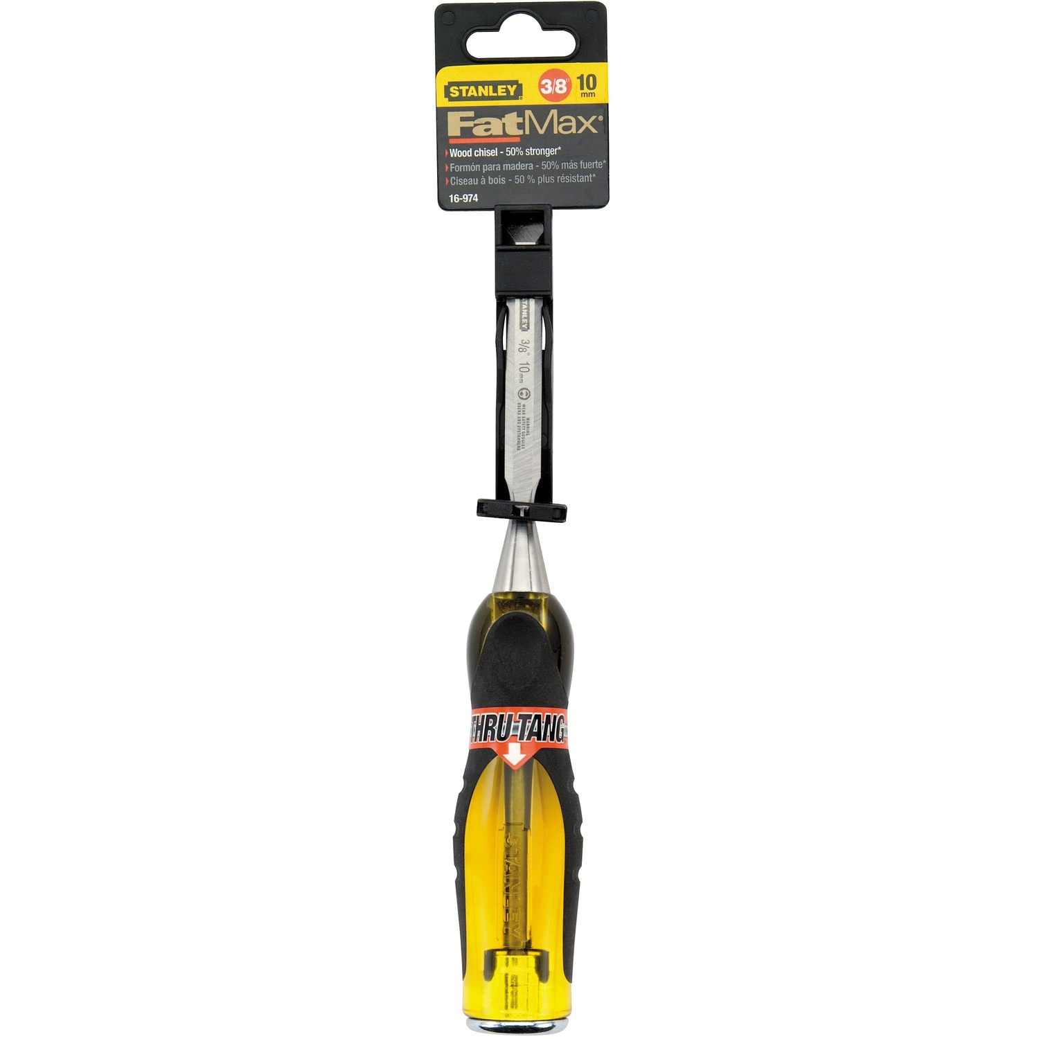 Stanley FatMax Thru-Tang 3/8 in. W Wood Chisel 1 pk