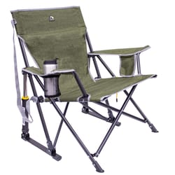 GCI Outdoor Kickback Rocker Heathered Loden Camping Folding Chair
