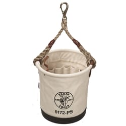 Klein Tools 12 in. W X 12 in. H Canvas Tool Bucket Beige 1 pc