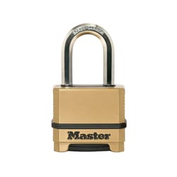 Master Lock Magnum 2 in. H X 1-7/32 in. W X 2 in. L Steel Ball Bearing Locking Weather-Resistant Pad