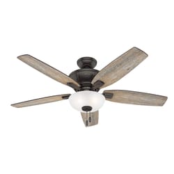 Hunter Kenbridge 52 in. Bronze LED Indoor Ceiling Fan