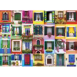 Eurographics Mediterranean Windows Jigsaw Puzzles Multicolored 1000 pc