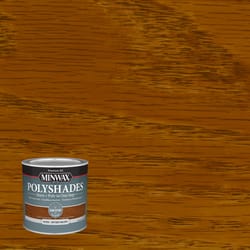 Minwax PolyShades Semi-Transparent Gloss Antique Walnut Stain/Polyurethane Finish 1/2 pt