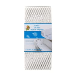 17 in. x 36 in. Foam Bath Mat in White