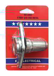 US Hardware 6 Way Car End Connector