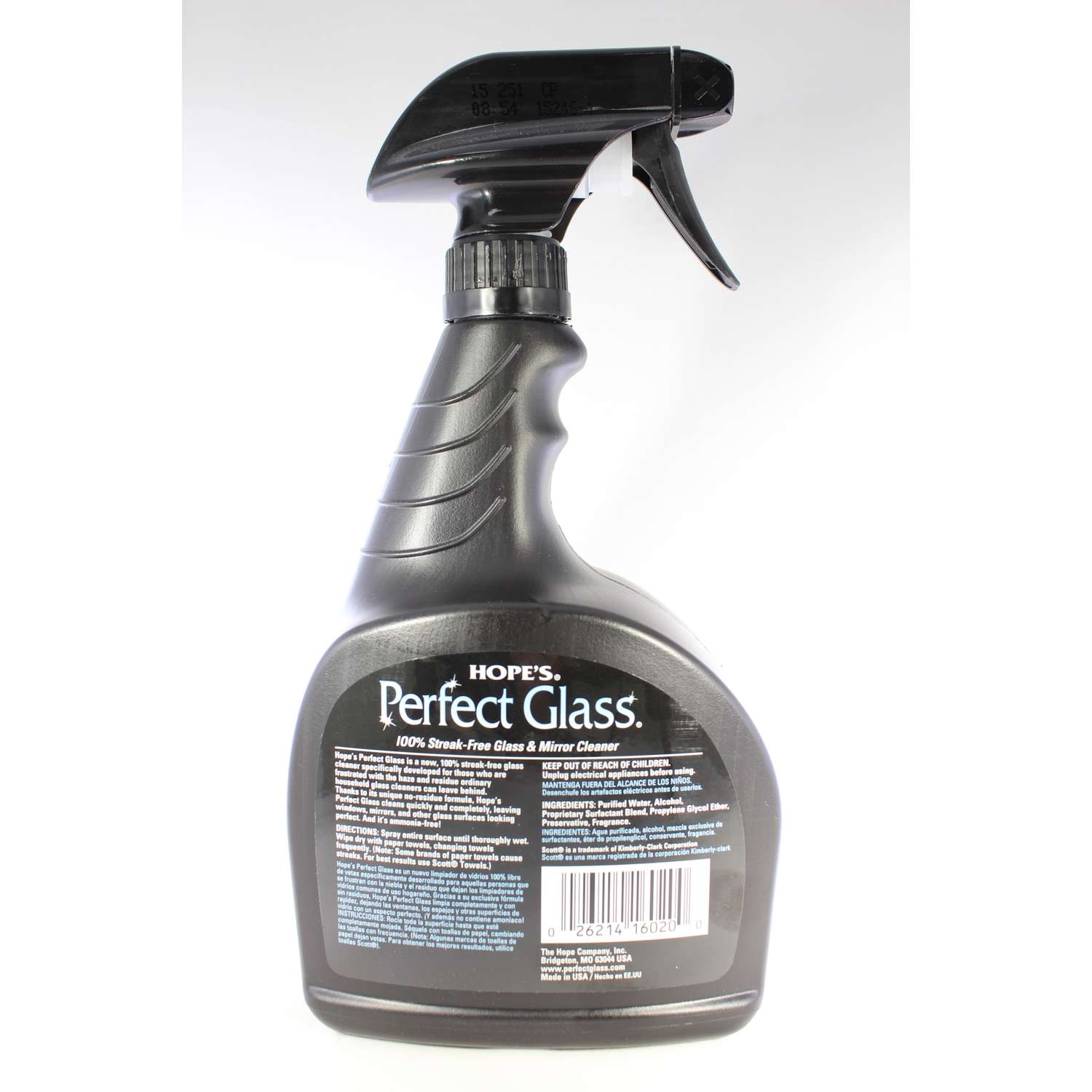 Hope's Perfect Glass Automotive Glass Cleaner, 32 Ounce