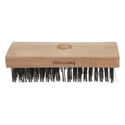 Allway  2-1/2 in. W x 7 in. L Carbon Steel  Wire Brush 