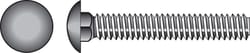 HILLMAN 1/2 in. X 2 in. L Zinc-Plated Steel Carriage Bolt 50 pk