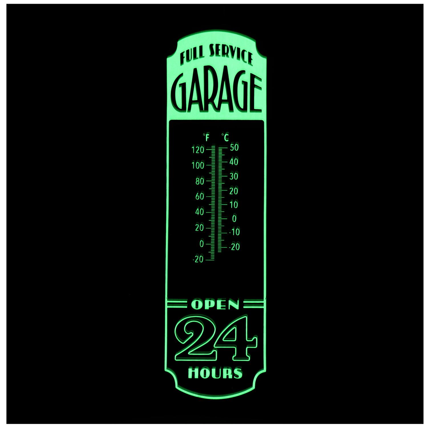 Open Road Brands Ford Garage Wall Thermometer Embossed Metal 1 pc