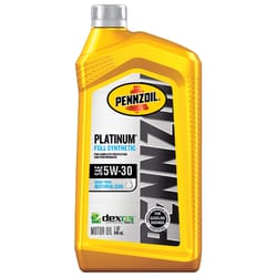 Pennzoil Platinum 5W-30 Synthetic Motor Oil 1 qt 1 pk