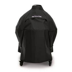 Big Green Egg Black Grill Cover For XLarge and Large EGGs in intEGGrated Nest Han