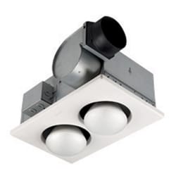 Broan-NuTone 70 CFM 4 Sones Bathroom Ventilation Fan/Heat Combination with Lights