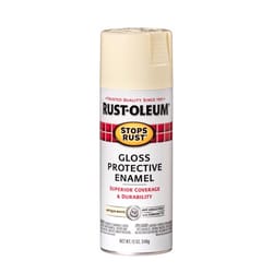 Rust-Oleum Stops Rust Gloss Antique White Spray Paint 12 oz