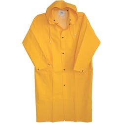 Boss Yellow PVC-Coated Rayon Rain Jacket XL