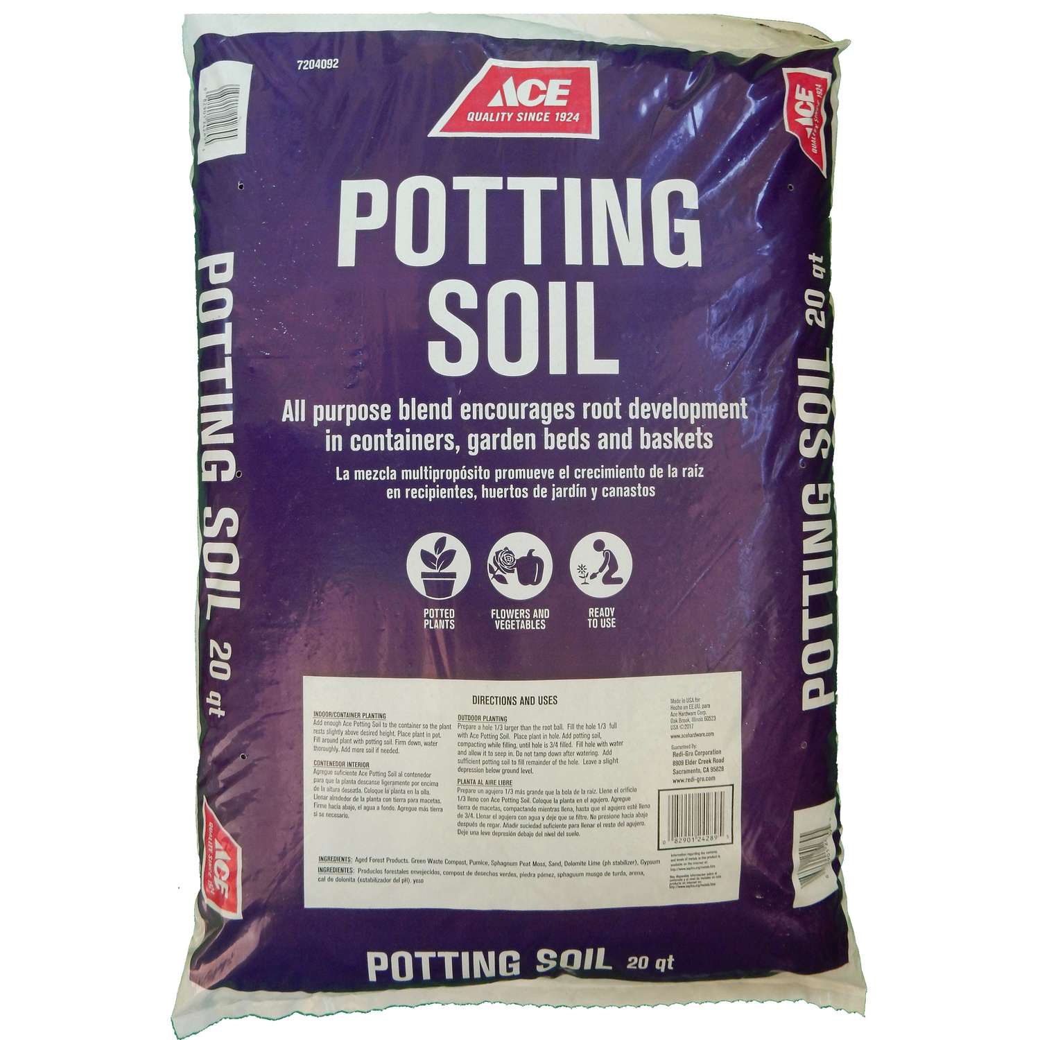 Ace All Purpose Potting Soil 20 qt Ace Hardware