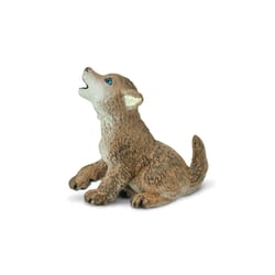 Safari Ltd. Wild Safari Wolf Pup Toy Brown/White