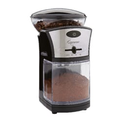 Capresso Black Plastic/Steel 0.5 lb Coffee Grinder