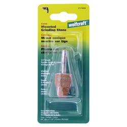 Wolfcraft 3/4 in. D X 1-1/8 in. L Vitrified Aluminum Oxide Grinding Point Cone 28000 rpm 1 pc