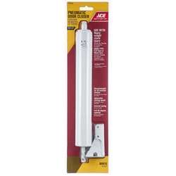 Ace White Aluminum Pneumatic Screen/Storm Door Closer