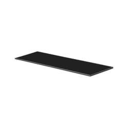 Dolle 0.31 in. H X 23.6 in. W X 7.9 in. D Black Glass Shelf Board