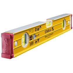 STABILA 16 in. Aluminum Magnetic Type 96 M Level 3 vial