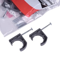 Oatey 3/4 in. Gray Plastic Half Nail Clamp