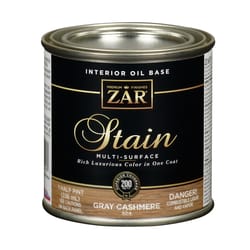 ZAR Semi-Transparent Gray Cashmere Oil-Based Polyurethane Wood Stain 1/2 pt