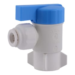 SharkBite Quick Connect 3/8 in. Compression X 1/2 in. FPT Plastic Angle Stop Valve