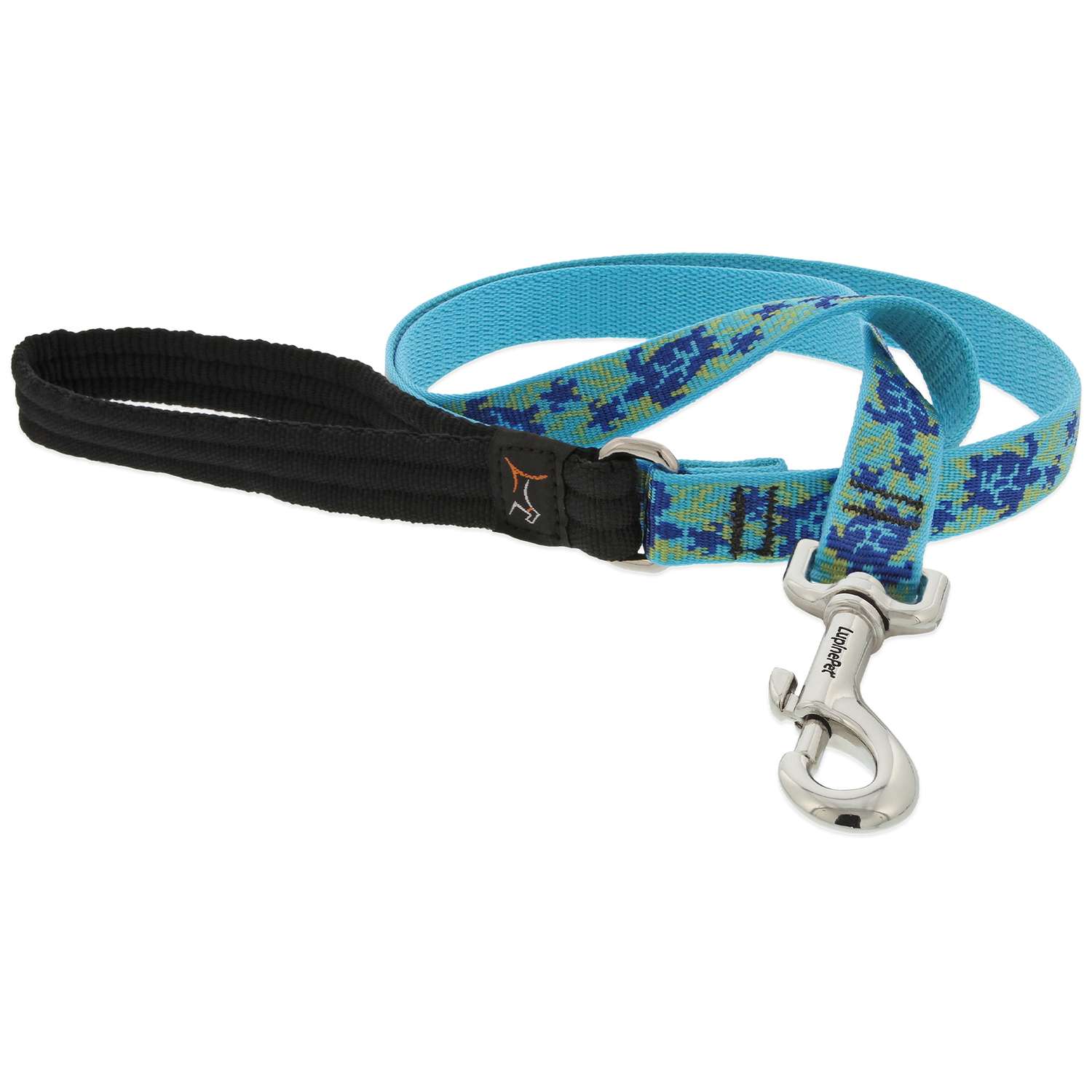 Lupine Pet Original Designs Multicolor Turtle Reef Nylon Dog Leash