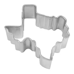 R&M International Corp 1 in. W X 2 in. L Mini Texas Cookie Cutter Silver 1 pc