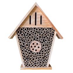 Nature's Way 11.81 in. H X 4.13 in. W X 9.84 in. L Wood Insect House