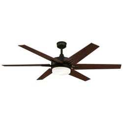 Westinghouse Cayuga 60 in. Oil Rubbed Bronze Brown LED Indoor Ceiling Fan
