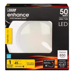 Feit Enhance Bright White 5 in. W LED Dimmable Recessed Downlight 7.2 W