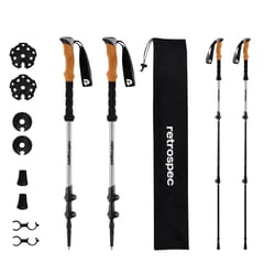 Retrospec 54 in. Slate 6061 Aluminum Adjustable Folding Trekking Pole