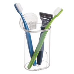 iDesign Clear Plastic Toothbrush Holder