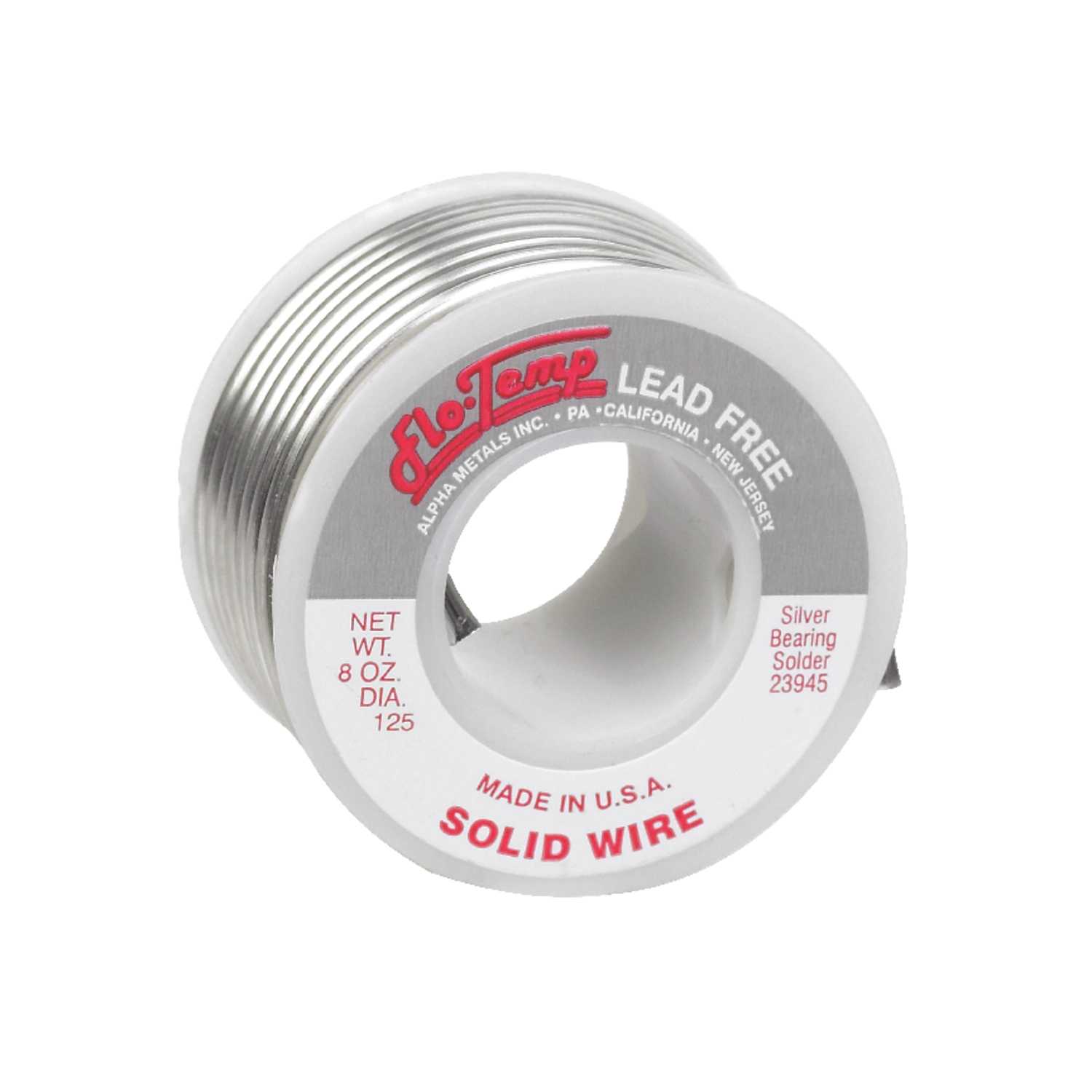 Alpha Fry 8 oz. LeadFree Solid Wire Solder 0.125 in. Dia. Silver Bearing Alloy Ace Hardware