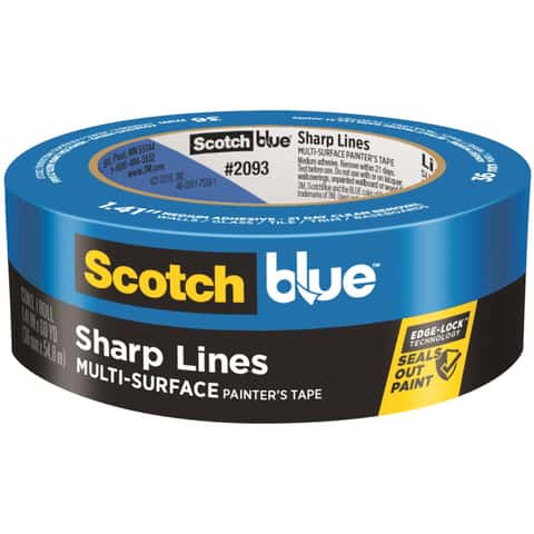 ScotchBlue 1.41 in. W X 20 yd L White Regular Strength Painter's Tape 1 pk  - Ace Hardware