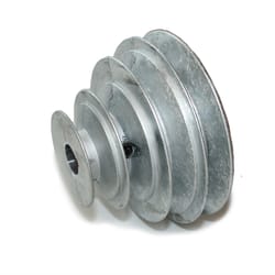 Chicago Die Cast 2 / 2-1/2 / 3-1/2 / 4 in. D X 5/8 in. D Zinc V-Groove 4-Step Pulley