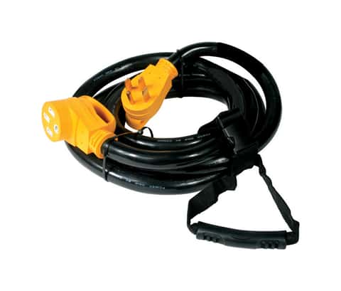 100 ft 50 amp rv extension cord with Finger Holder