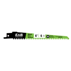 Exchange-A-Blade 6 in. High Speed Steel Reciprocating Saw Blade 6 TPI 1 pk