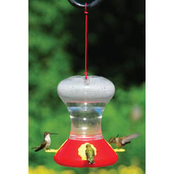 Songbird Essentials Hummingbird 30 oz Plastic Hummingbird Nectar Feeder 3 ports