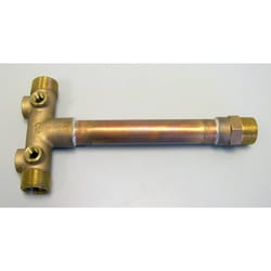 Campbell Brass 1-1/4in. MPT x 1in. FPT in. Tank Tee