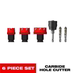 Diablo Steel Demon Carbide Tipped 1/4 in. L Hole Cutter Set