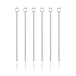 Viski Silver Stainless Steel Cocktail Picks