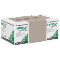 USG Sheetrock Fiberock 0.42 in. H X 36 in. W X 60 in. D Fiberboard